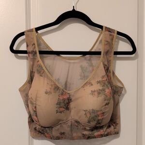 NWOT Wireless Bra Padded Support Size 7XL